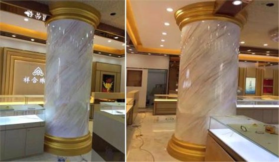 數(shù)碼彩仿大理石尊貴涂裝效果，邂逅珠寶店