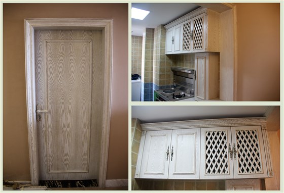 數(shù)碼彩白漆曬不黃效果，豪華別墅白色家具10年如新