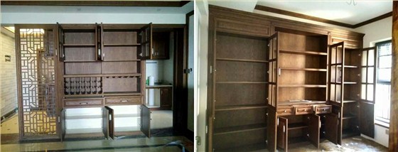 方總杭州全屋實木白坯定制展示圖