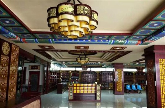 水性紅木擦色涂裝古風古韻中醫(yī)館