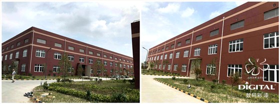 江蘇泰興廠房外墻翻新 50000方舊墻直接刷涂料改色