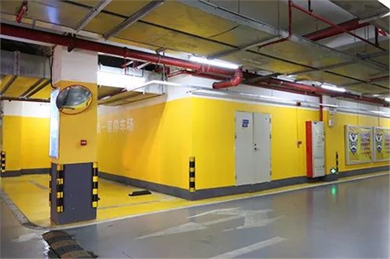 廣東中山大信廣場地上停車場內(nèi)墻翻新用水性外墻涂料