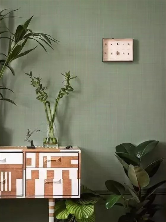 &ldquo;莫蘭迪色系&rdquo;布紋藝術墻 把家涂裝成名畫.webp