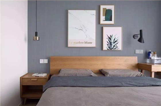 &ldquo;莫蘭迪色系&rdquo;布紋藝術墻 把家涂裝成名畫.webp