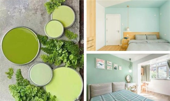 高溫天氣，用冷色調(diào)墻面降溫?zé)┰甑那榫w