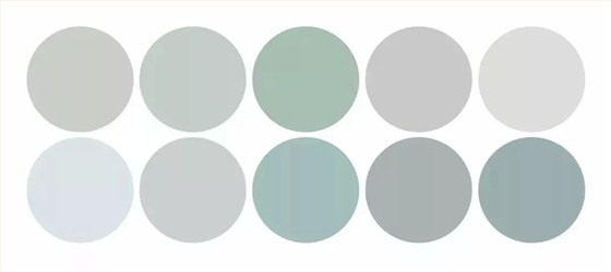 秋天墻面高端色系，莫蘭迪色系