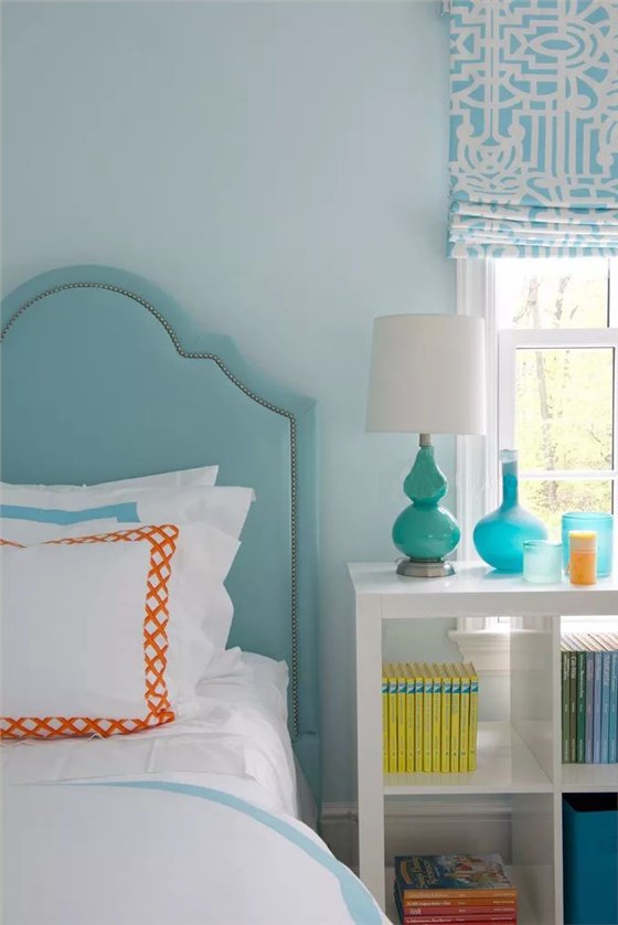 藍(lán)色墻漆帶來不一樣的視覺感受~