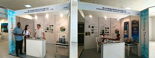 數(shù)碼彩涂料邁向國際，亮相2015中國品牌商品非洲展