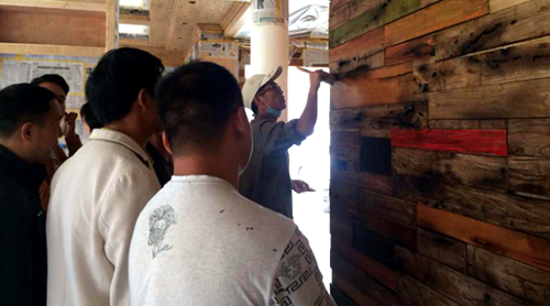 數(shù)碼彩安順木器漆施工工藝培訓(xùn)，演繹出色涂裝效果