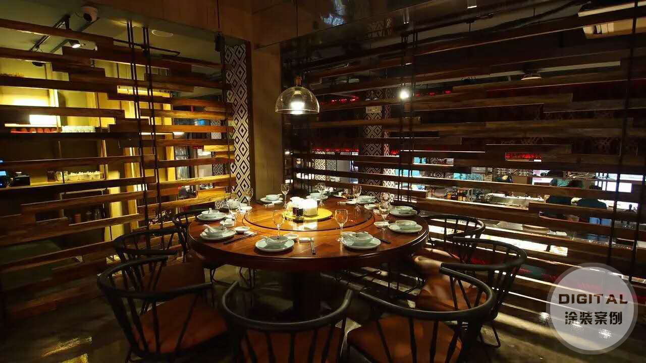 數(shù)碼彩美式PU開放木器漆，締造文藝風飯店