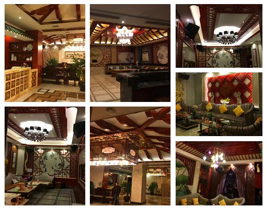 全屋原木白坯定制，涂裝中式KTV風(fēng)格之典范