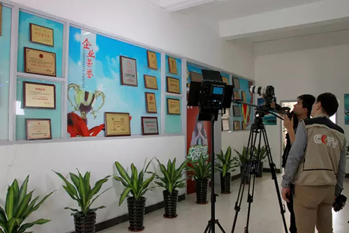央視《牛商論道》欄目組走進數(shù)碼彩拍攝