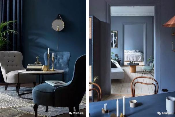「水果藍莓色」 深沉&ldquo;感官營養(yǎng)&rdquo;的墻面暗色系