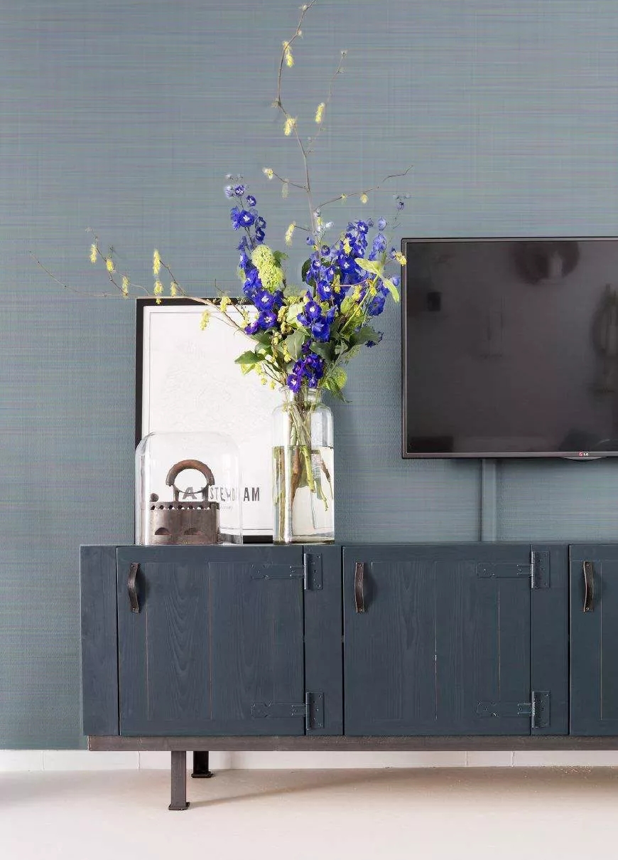 &ldquo;莫蘭迪色系&rdquo;布紋藝術墻 把家涂裝成名畫.webp (1)