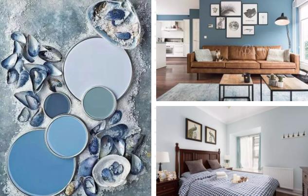 高溫天氣，用冷色調墻面降溫煩躁的情緒