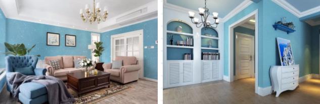 高溫天氣，用冷色調墻面降溫煩躁的情緒