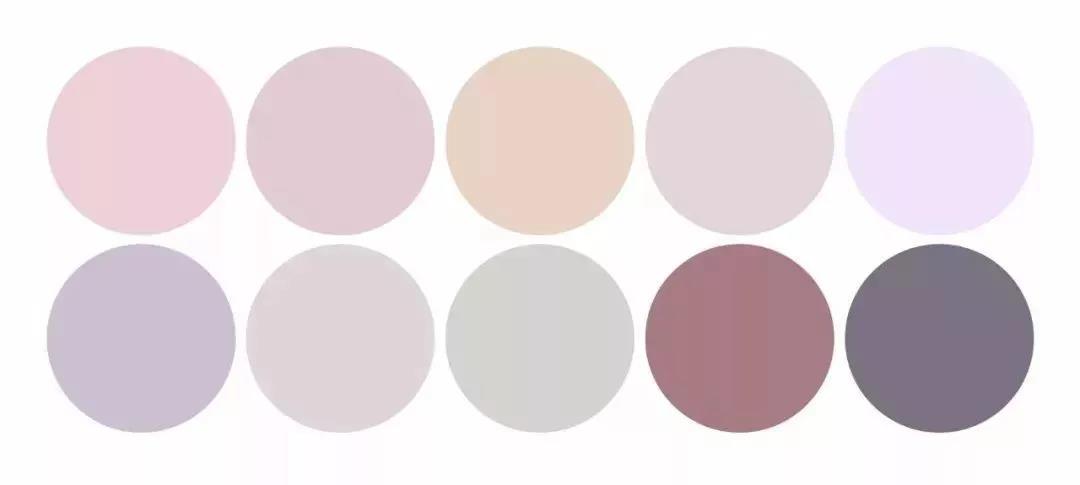 秋天墻面高端色系，莫蘭迪色系