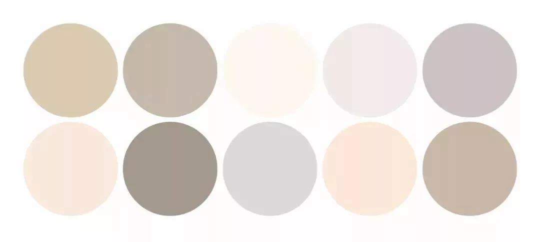 秋天墻面高端色系，莫蘭迪色系