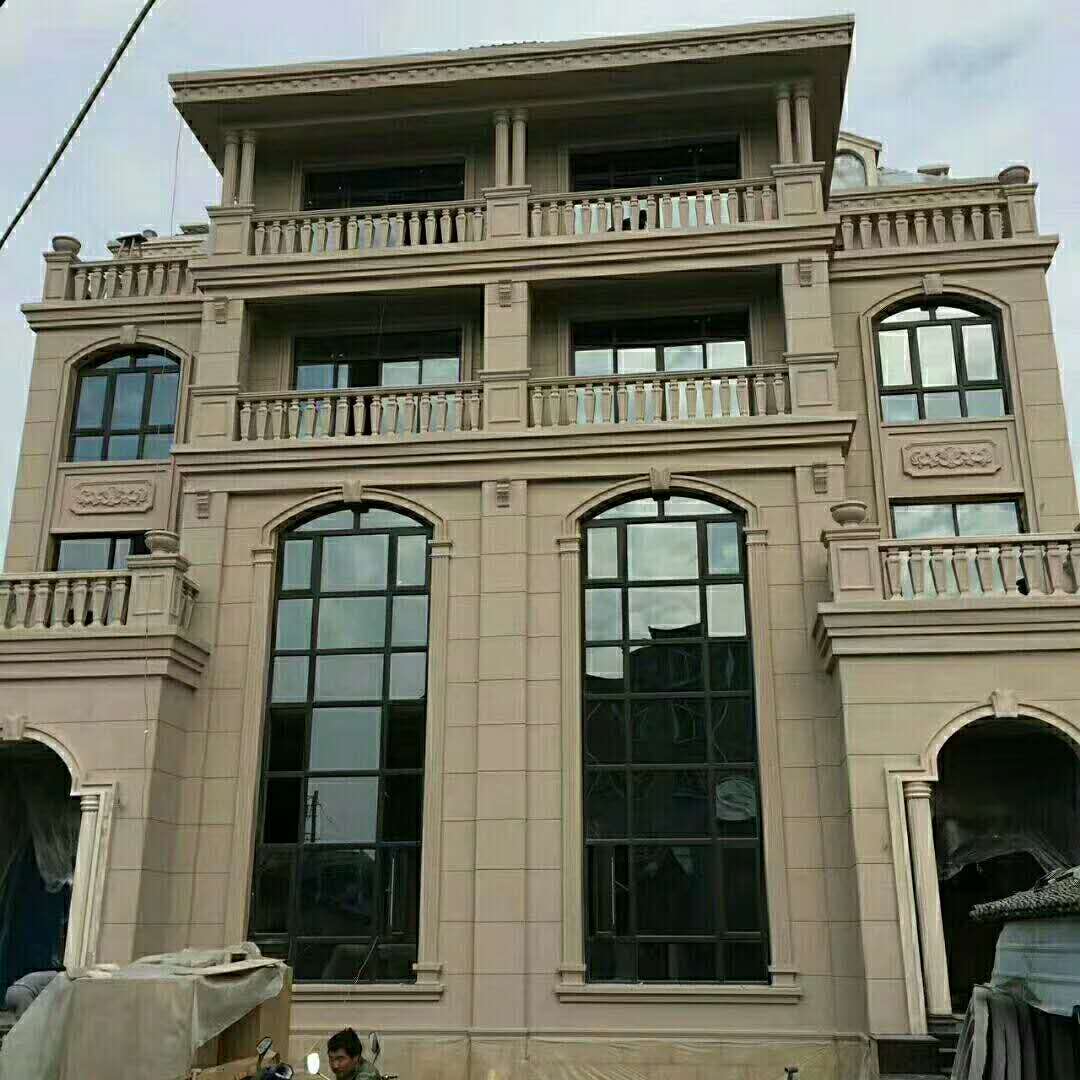 別墅外墻仿石漆 (1)